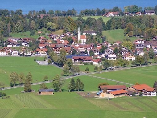 Schlossbrauhaus, Kurpark und Dorfansicht