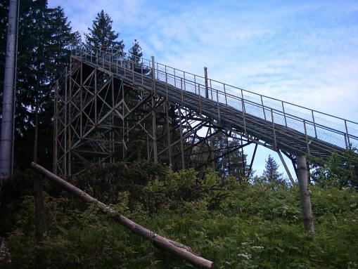 Ski Jump Felsenschanze Scheidegg