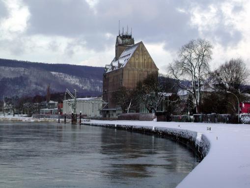 Weserkai u. Getreidespeicher, das höchste Bauwerk