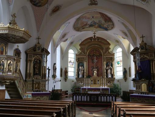 Im Innern der Wallfahrtskirche Hl. Blut