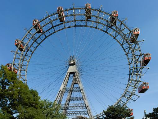 Das Wiener Riesenrad, 1897 errichtet