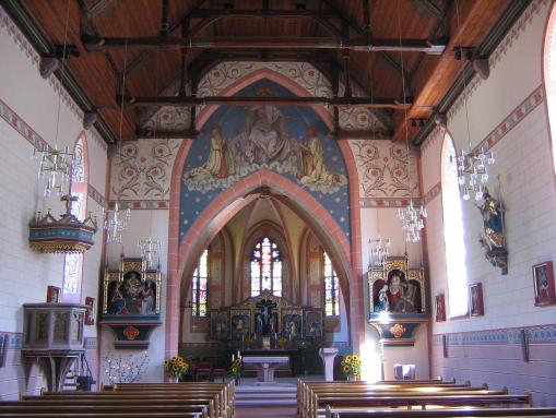 Das Innern der Kirche St. Blasius