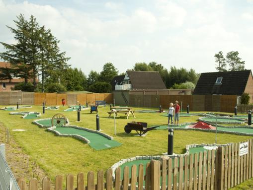Minigolfanlage am Strand Kalifornien