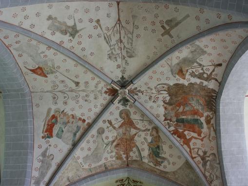 Gewölbefresken in der Kreuzkirche