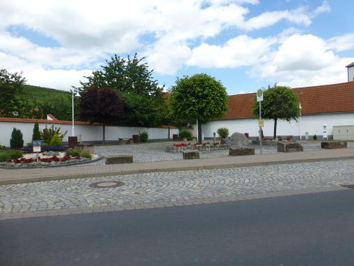 Der neugestaltete Marktplatz