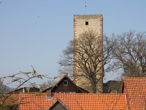 Burgruine Greene, südlich von Einbeck-Zentrum
