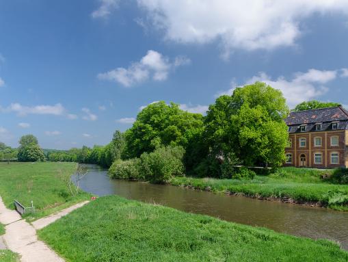 Blick auf die Diemel, vom Neuen Tor aus gesehen
