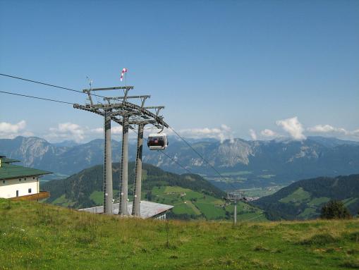 Die Markbachjochbahn in Wildschönau