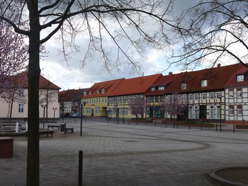 Arendsee, Marktplatz und Friedensstraße