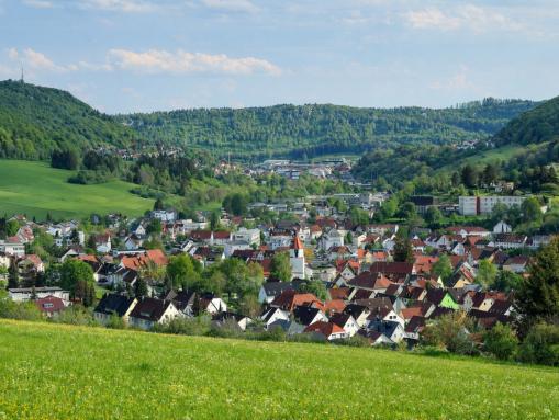 Blick auf den Stadtteil Truchtelfingen