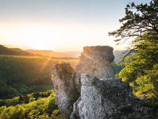 Spektakuläre Landschaft rund um Albstadt