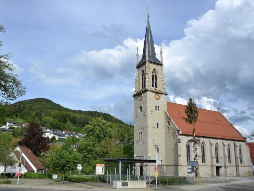 Evangelische Kirche im Ortsteil Laufen