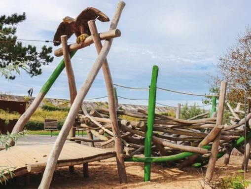 Spielplatz "Seeadler", einer der "Big-Five-Tierplätze" in St. Peter-Ording.