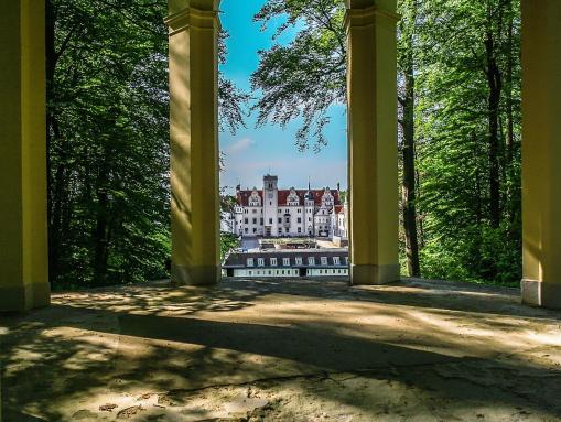 Schloss Boitzenburg - Blick vom Apollotempel