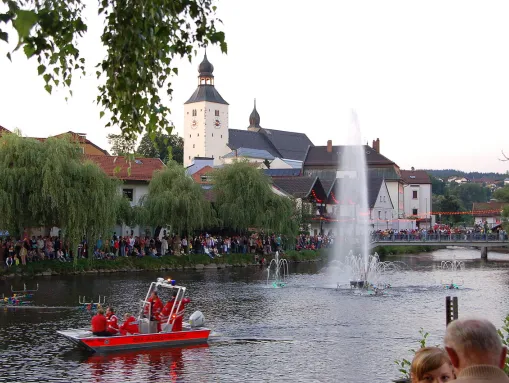 Uferpromenade Regen