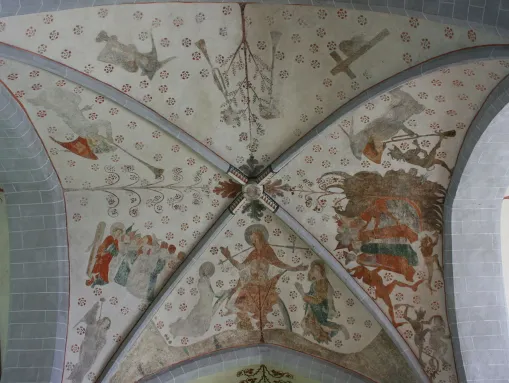 Gewölbefresken in der Kreuzkirche