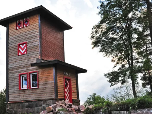 Tour zum Aussichtsturm Teisenkopf (764 m) 