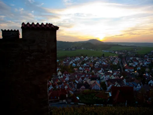 Blick auf Beilstein 