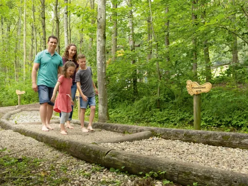 Barfußweg der Sinne in Sankt Englmar