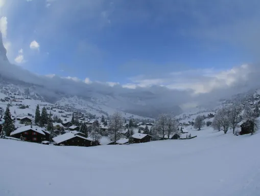 Winteridylle in Grindelwald im Berner Oberland