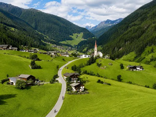 Die Gemeinde Ahrntal in Südtirol 