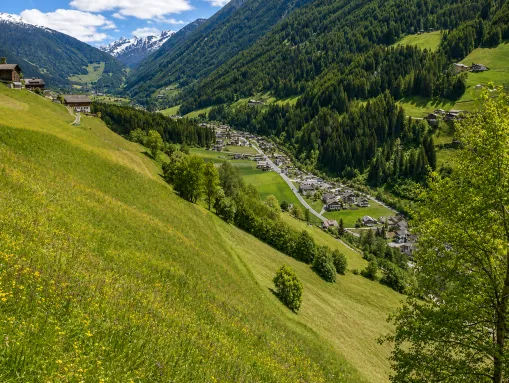Das Bergdorf St. Jakob im Ahrntal