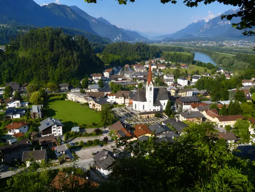 Brixlegg am Eingang des Alpbachtals in Kufstein
