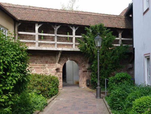 Teil der Stadtmauer in Buchen
