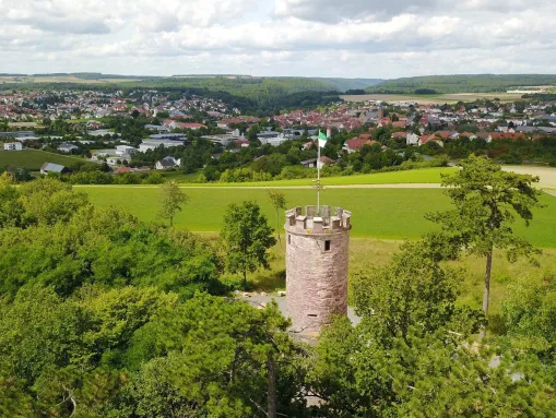 Ausblick vom Buchener Wartturm