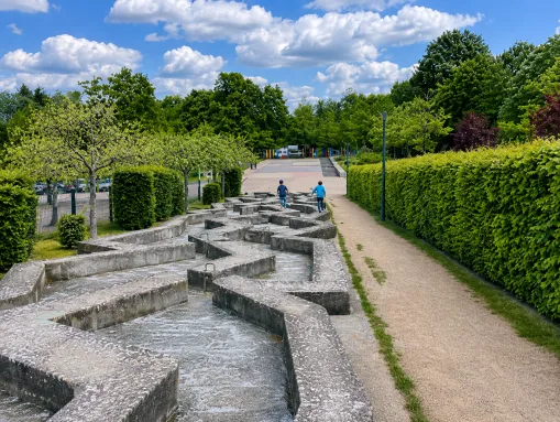Familiengarten Eberswalde mit Wassertreppe