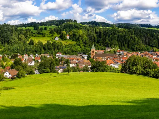 Elzach, im Herzen des Zweitälerlands im Schwarzwald