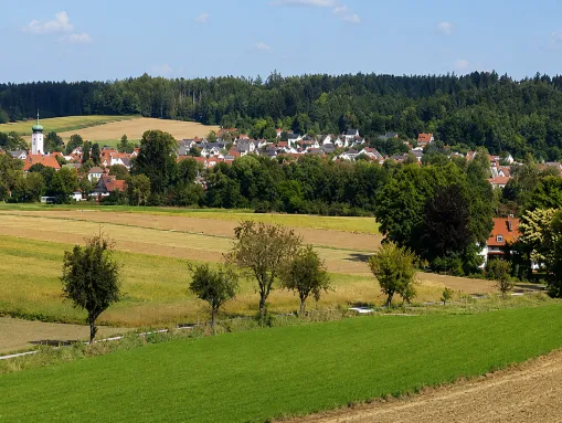 Ettenbeuren im Kammeltal in der Region Bayerisch Schwaben