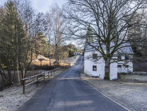 Einfahrt zum Ortsteil Silberbach
