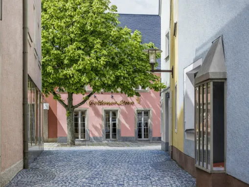 Das Porzellangässchen, das die Ludwigstraße mit dem Gerberplatz verbindet