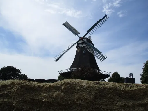 Die Windmühle Lintig im Geestländer Ortsteil Lintig