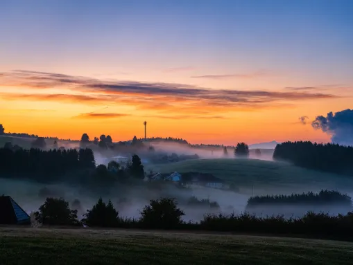 Morgennebel über Herrischried