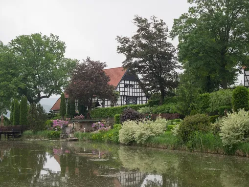 Der Renkenörener See. Ein künstlicher See des Heimatvereins Borgloh.