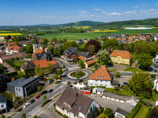 Das Ortsbild von Hilter am Teutoburger Wald