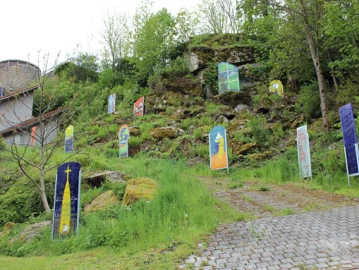 Geotop Burgberg Kollnburg, als Bibelgarten gestaltet