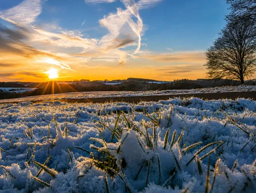 Sonnenaufgang in Kürten