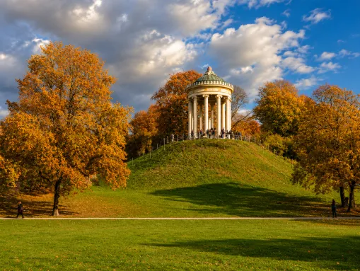 Der Monopteros im Englischen Garten