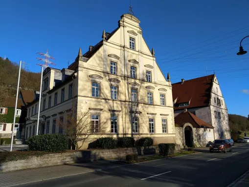 Neues Schloss in Neckarzimmern, heute Rathaus