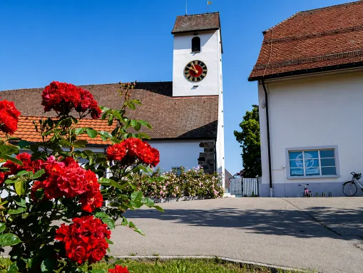 Die Kath. St. Stephanskirche in Nöggenschwiel