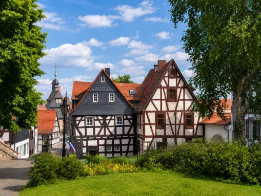Fachwerkhäuser in der Altstadt von Oberursel