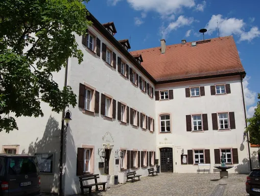 Das sogenannte alte Schloss in Pleinfeld (heute die Gemeindebücherei) 