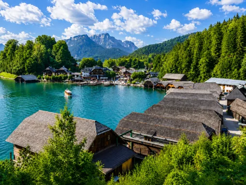 Schönau am Königssee in den Bayerischen Alpen