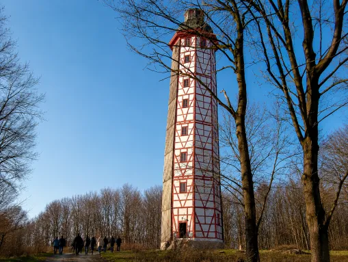 Der Possenturm (1781) – Der mit 42 Metern höchste historische Fachwerk-Aussichtsturm Europas