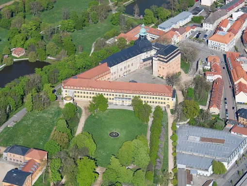 Blick auf das Schloss Sondershausen