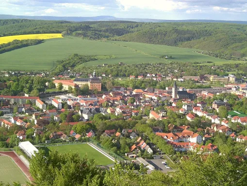 Die thüringische Musik- und Bergstadt Sondershausen im Kyffhäuserkreis