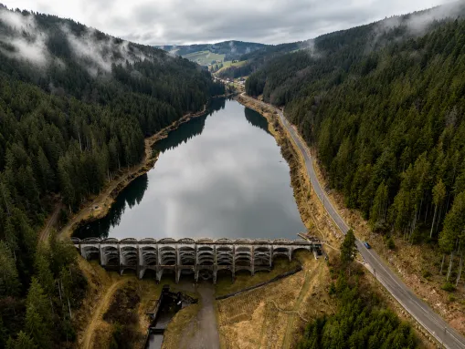 Linachtalsperre bei Vöhrenbach